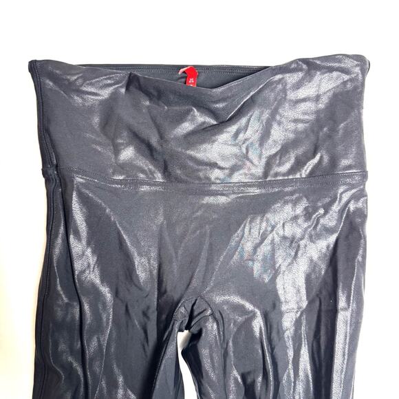 Spanx faux leather leggings Size Medium Black - Picture 2 of 5